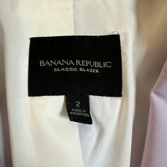 Banana Republic Italian Wool Lavender Blazer - Picture 7 of 13